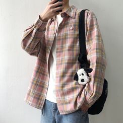 DuckleBeam - Plaid Long-Sleeved Shirt DuckleBeam - Plaid Long-Sleeved Shirt