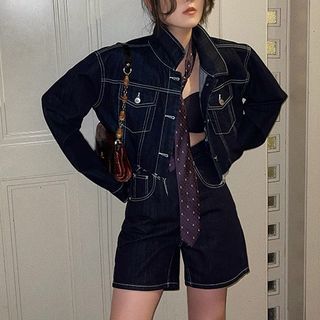 ACSENSE - Denim Jacket / Denim Shorts | YesStyle