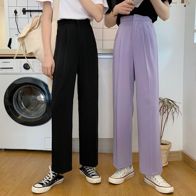 Whoosh-Cropped Straight Leg Pants