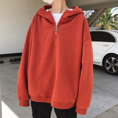 POSI - Half-Zip Plain Hoodie POSI - Half-Zip Plain Hoodie