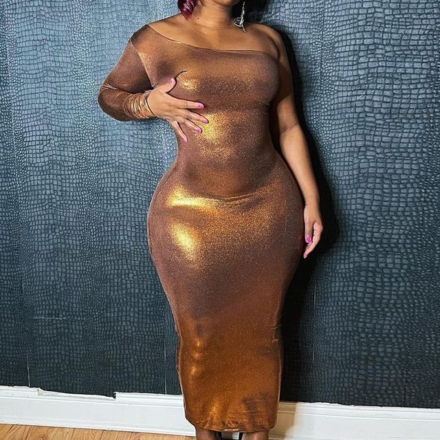 bodycon dress long sleeve maxi Rudy Long Sleeve Maxi Dress main image 0