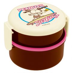 Skater - SNOOPY 圆形食物盒 500ml (内附叉) (运动/滑浪) Skater - SNOOPY 圆形食物盒 500ml (内附叉) (运动/滑浪)