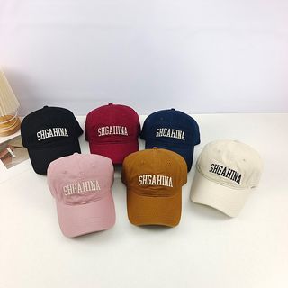 Cap Station - Letter Long Strap Baseball Cap, YesStyle