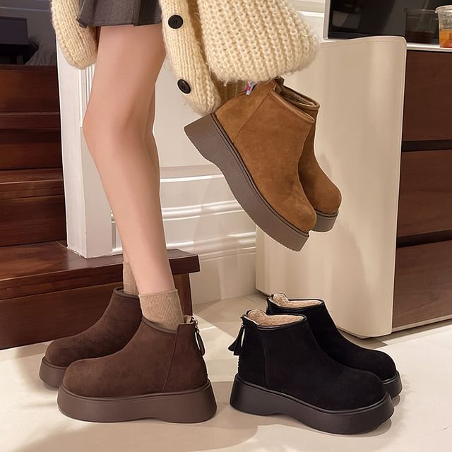 Nikao-Platform Short Snow Boots