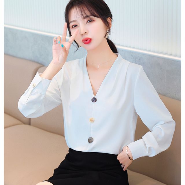 Everose-Puff-Sleeve Blouse