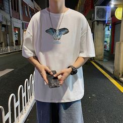 RAIZ - 蝴蝶印花中袖T裇 RAIZ - 蝴蝶印花中袖T裇