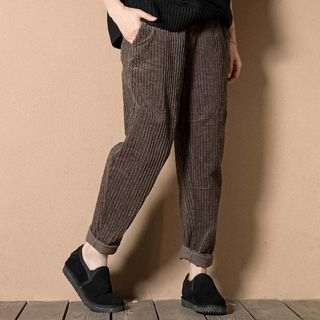corduroy baggy pants