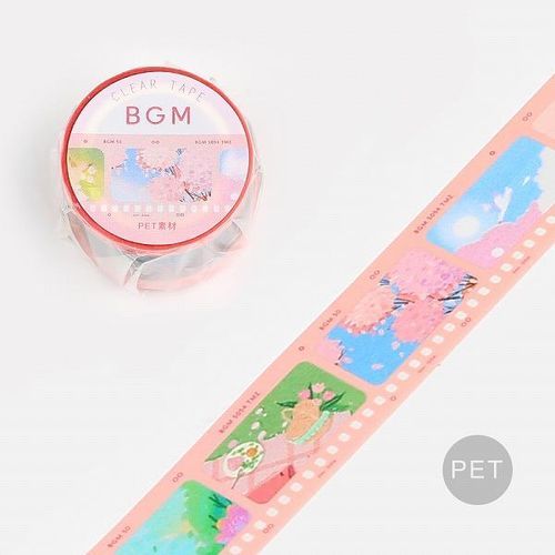 BGM Clear Masking Tape - Sakura