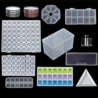 Padoma-Caja de almacenamiento para decoración de uñas
