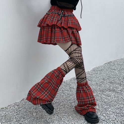 【JICHOI】25ss MINI SKIRT W/ WATERPROOF HEM LEG WARMERS jichoi COMFORT 25-002 Mini Skirt W/ Waterproof Hem Leg