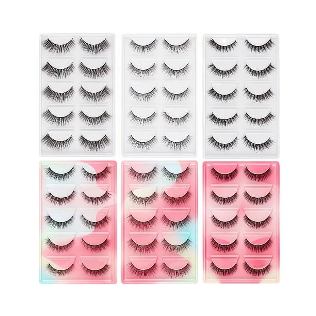 Lashie-Natural Multipack False Eyelashes Various Designs