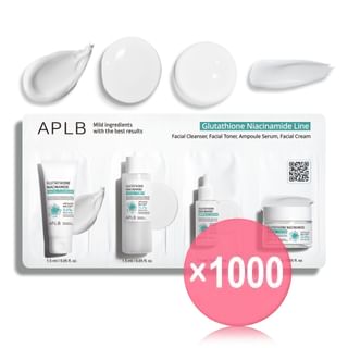 APLB - Glutathione Niacinamide Skin 4 Types Sachet Set (x1000) (Bulk Box)