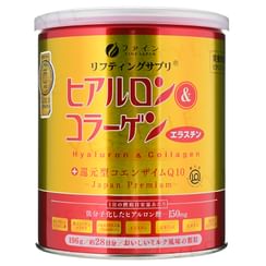 FINE JAPAN - Hyaluron & Collagen + Ubiquinol Q10 Powder Can Type