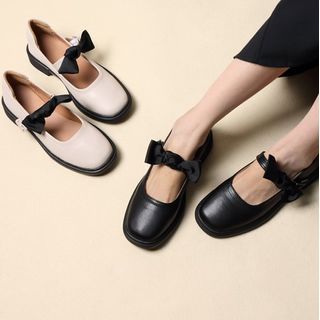 Schatz - Bow Mary Jane Shoes | YesStyle