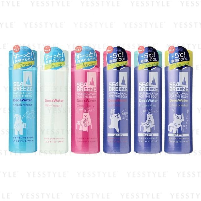 Shiseido - Sea Breeze Deo & Water Deodorant 160ml - 11 Types