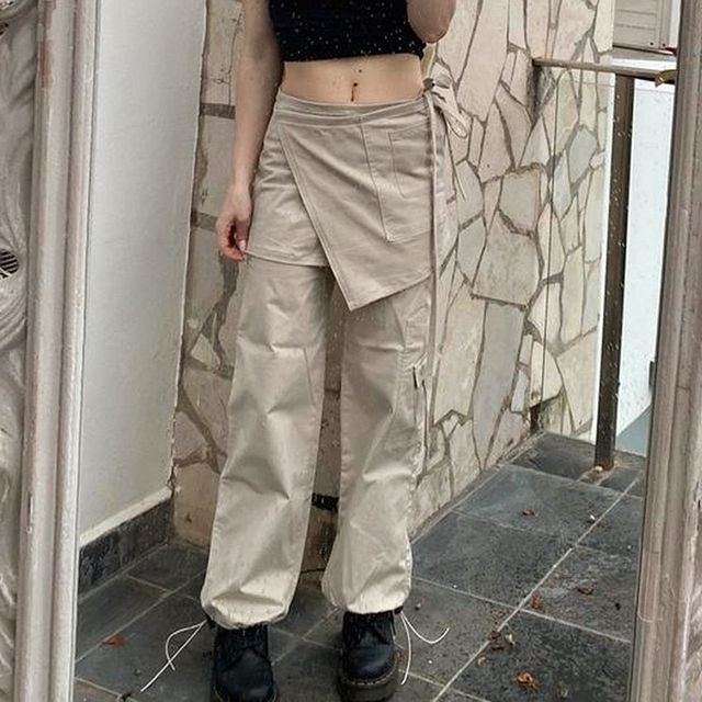 BrickBlack - Drawstring-Cuff Straight 