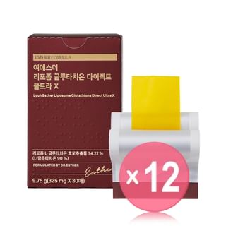 ESTHER FORMULA - Lyuh Esther Liposome Glutathione Direct Ultra X (x12) (Bulk Box)