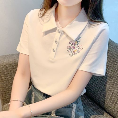 Herlipto Embroidery Polo Sweatshirt