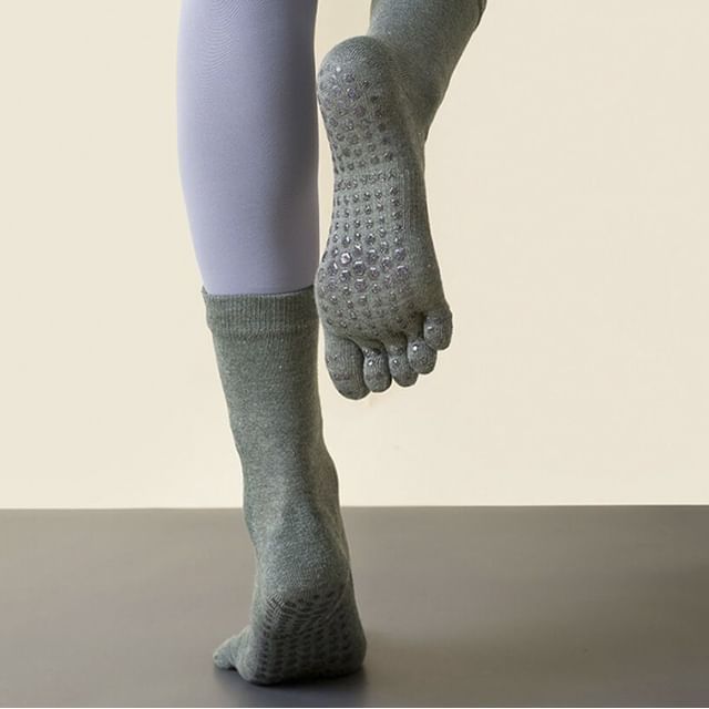 Huasha - Plain Yoga Toe Socks