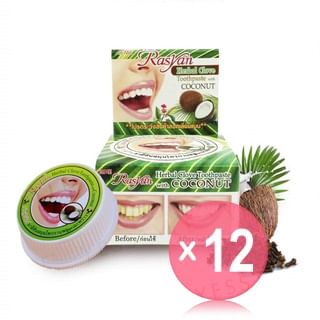 Rasyan - Herbal Clove Toothpaste With Coconut (x12) (Bulk Box)