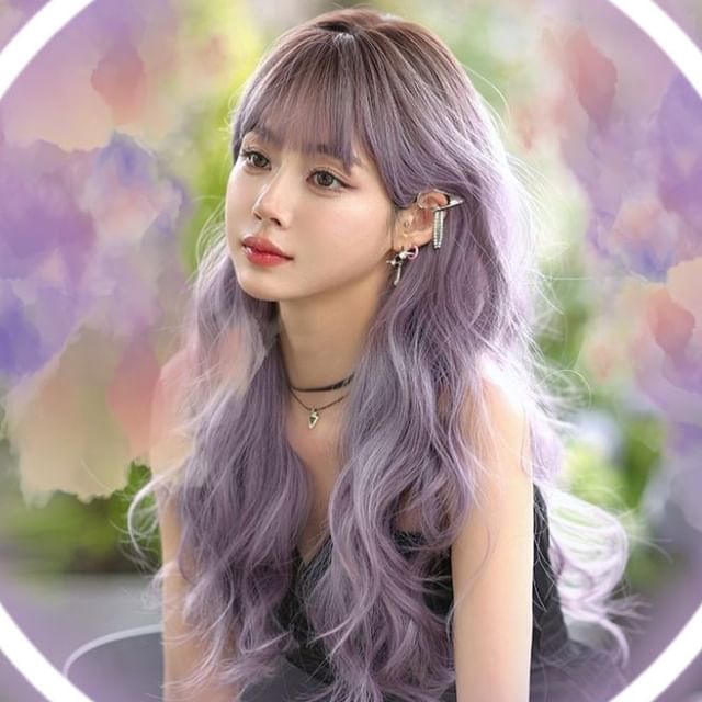 SEVENQ-Long Full Wig - Wavy Gradient