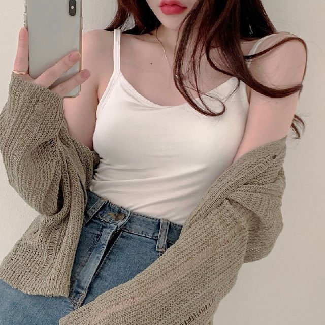 Glotto-Plain Camisole Top
