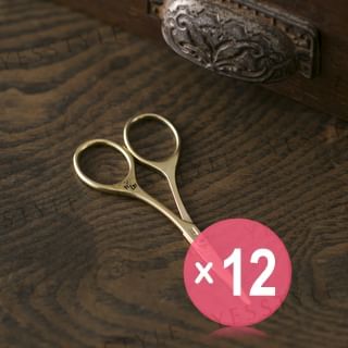 KAI - Seki Mago Roku Golden Eyebrow Scissors (x12) (Bulk Box)