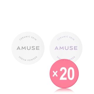 AMUSE - Ceramic Skin Sebum Powder - 2 Types (x20) (Bulk Box)