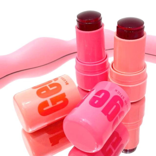 Gege Bear-Blush em Bastão 2 em 1 - 4 Cores