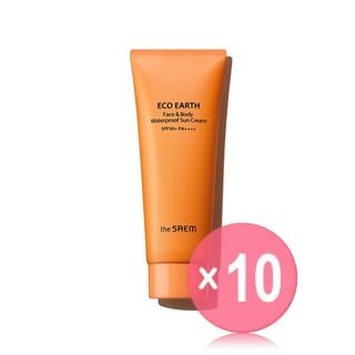 The Saem - Eco Earth Face & Body Waterproof Sun Cream (x10) (Bulk Box)