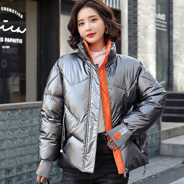 Everose-Padded Zip Jacket
