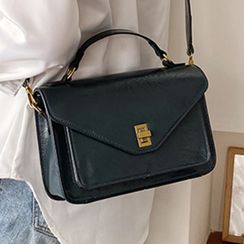 Kunado - Faux Leather Crossbody Bag Kunado - Faux Leather Crossbody Bag