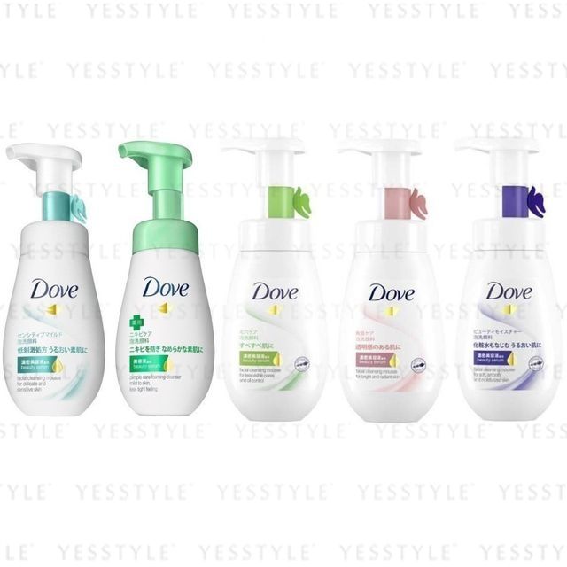 Dove Japan Creamy Foam Face Washing 160ml 5 Types YesStyle