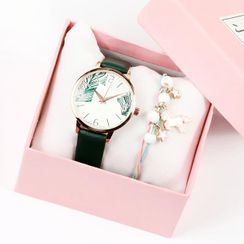 Epoca - Faux Leather Strap Watch Epoca - Faux Leather Strap Watch