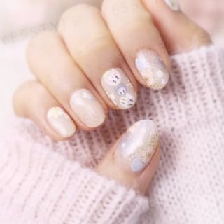 Lunacaca - Sakura and Three-Colored Dumplings Nails Art Stickers
