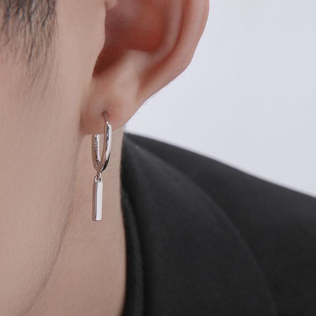 Karina Moon-Bar Hoop Drop Earring