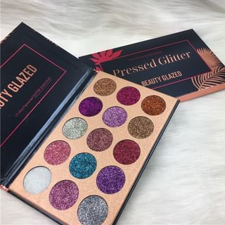 BEAUTY GLAZED - 15-Color Pressed Glitter Eyeshadow Palette