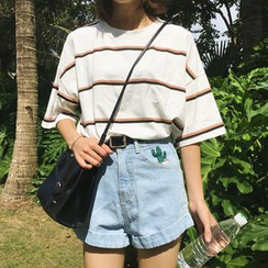 Whoosh - 條紋短袖T裇 Whoosh - 條紋短袖T裇