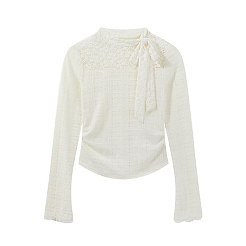 ★YESEYESEE★ YES Mock Neck LS White YS243TTSLT04WHT CF421_HT2640?hei=300&crop=0,0,
