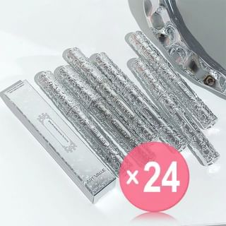 Art Value - Embossed Butterfly Velvet Lip Mud - 6 Colors (x24) (Bulk Box)