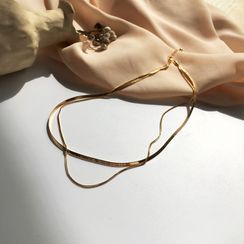 Yambo - Double-Layered Chain Necklace