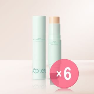 A'PIEU - Men's All Cover Calming Foundation - 2 Colors (x6) (Bulk Box)