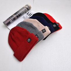 Incognito - Smiley Face Applique Beanie Incognito - Smiley Face Applique Beanie