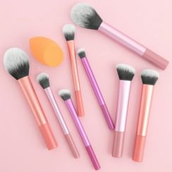 Angled Eyeliner Brush / Eyeshadow Brush / Blender Brush / Dual Head Powder Brush / Dual Head Foundation Brush / Set