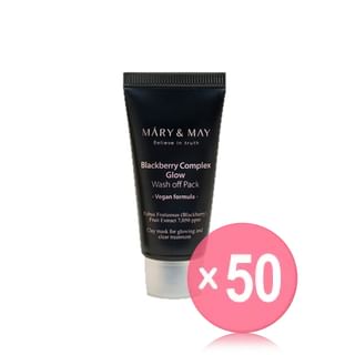 Mary&May - Blackberry Complex Glow Wash Off Pack Mini (x50) (Bulk Box)