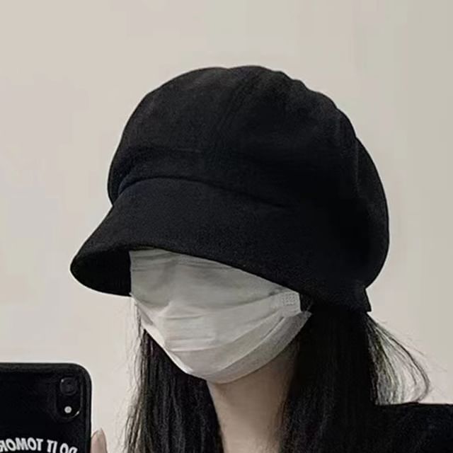TAAK-Faux Suede Bucket Hat