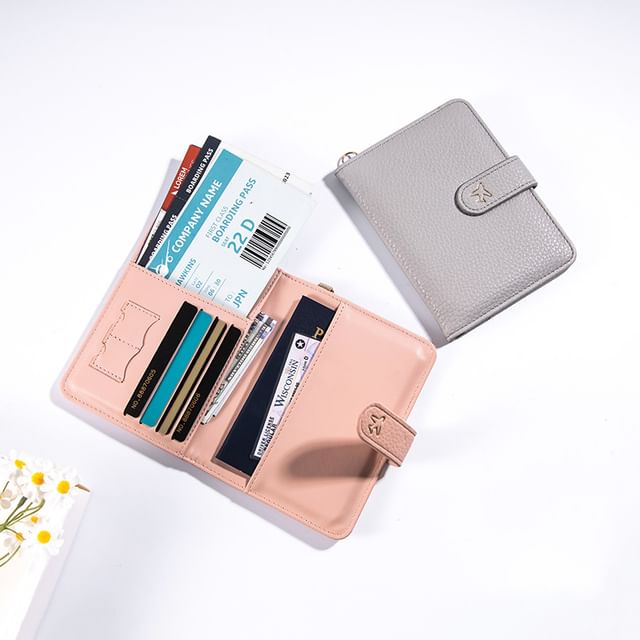tablarosa-Faux Leather Card Holder