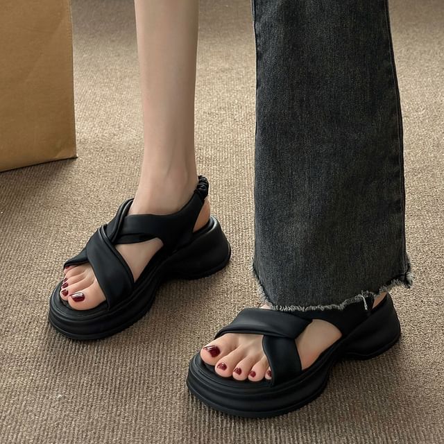 Vindler-Platform Twist Sandals