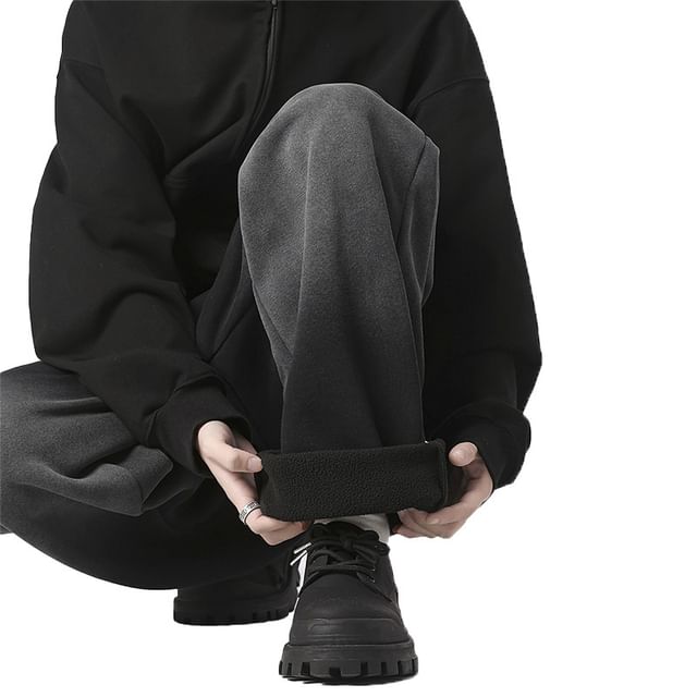 Priam-Drawstring Waist Gradient Wide Leg Sweatpants