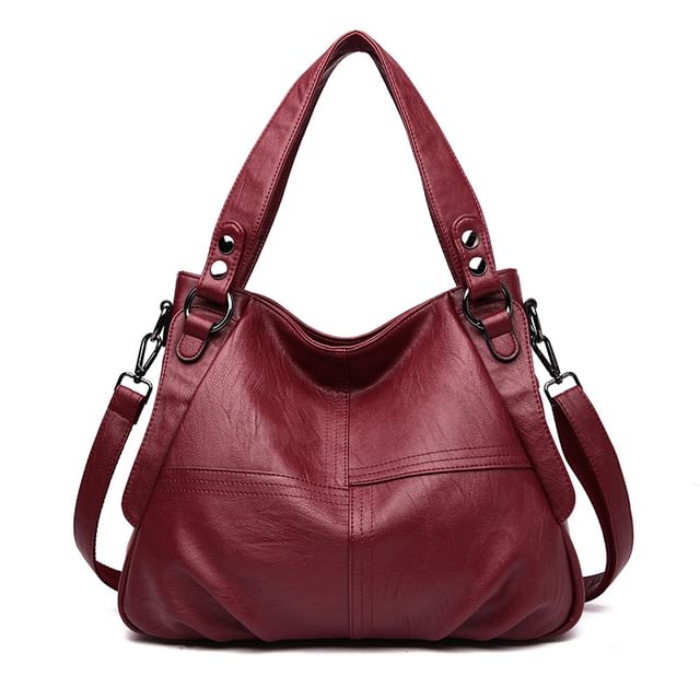 Mayanne-Faux Leather Tote Bag